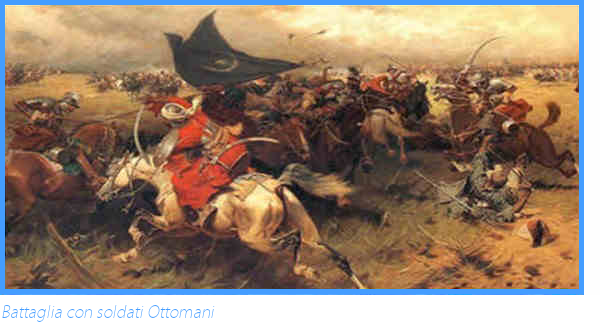 dipinto battaglia Ottomani